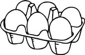 A carton of eggs  Description automatically generated