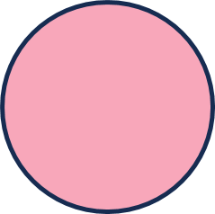 A pink circle with black border

Description automatically generated