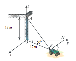 A diagram of a tractor pulling a crane

Description automatically generated